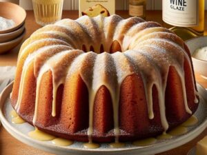 A homemade Crack Cake, displayed on a kitchen counter.