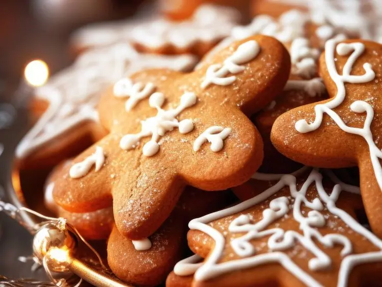 The image appears to be of gingerbread cookies